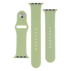 Ремешок для Apple Watch 38/40/41 мм Band Silicone, 2 шт (Avocado Green)