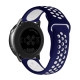 Ремешок универсальный 22 мм Sport Nike для Amazfit, Samsung, Huawei (Blue/White)