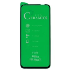 Защитная пленка Ceramic для Huawei P40 Lite E (Full Glue) (Black)
