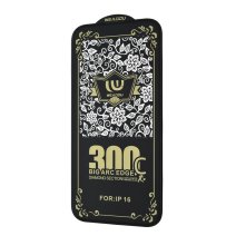 Захисне скло WEADDU 300C ESD для Apple iPhone 16 (4D) (Black)