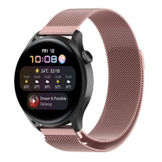 Ремінець універсальний 20 мм Milanese Loop Design для Amazfit, Samsung, Huawei (Pink)
