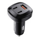 Автомобильное зарядное устройство Acefast B3 USB-A+2xUSB-C (66W · 3A) (Black)