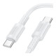 Кабель Borofone BX111 Type-C – Type-C (1 м · 60W · 3A) (White)