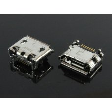 Разъем зарядки для Samsung B7610 Omnia Pro 7 pin (4 креплений) (контакты снизу) (Micro USB) без шлейфа