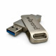 Зовнішній накопичувач Wibrand Wolf SSD USB-A/C WO1TB 2TB Silver
