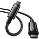 Кабель Baseus Tungsten Gold Type-C – Type-C (2 м · 240W) (Black)