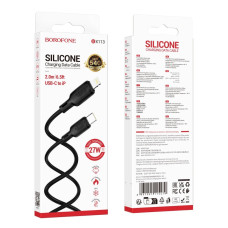 Кабель Borofone BX113 Type-C – Lightning (2 м · 27W · 3A) (Black)