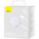 Бездротовий зарядний пристрій Baseus Simple Mini3 Magnetic Wireless Charger (15W) (Silver)
