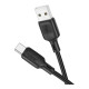 Кабель Borofone BX113 USB-A – Type-C (1 м · 15W · 3A) (Black)
