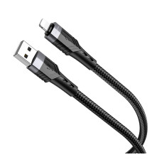 Кабель Borofone BU35 USB-A – Lightning (1.2 м · 12W · 2.4A) (Black)