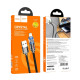 Кабель Hoco U122 USB-A – Lightning (1.2 м · 12W · 2.4A) (Black)