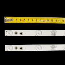 Пряма підсвітка для телевізора Changhong 32″ 303GC236031 (2 планки по 423 мм, 6 LED, лінза 16 мм, 3 В)