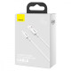 Кабель Baseus Superior Series Fast Charging USB-A – Type-C (1 м · 66W · 6A) (CATYS-02) (White)