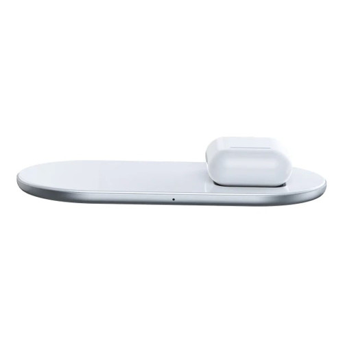 Беспроводное зарядное устройство Baseus Simple 2в1 (18W) (White)