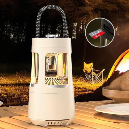 Уличный фонарь QD08 2 в 1 + Bluetooth колонка (Beige)
