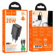 Сетевое зарядное устройство Hoco N60 USB-C (20W · 3A) с кабелем Type-C – Type-C (Black)
