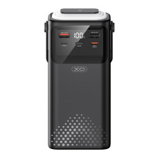 Повербанк XO PR285 PD20W+QC22.5W з 4 кабелями (30000 mAh) (Black)
