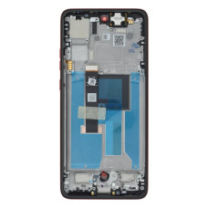 Дисплей для Motorola XT2409 Moto S50 з тачскріном в рамці (Poinciana) (Original)