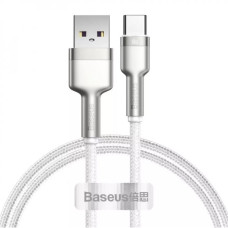 Кабель Baseus Cafule Metal USB-A – Type-C (1 м · 66W · 6A) (CAKF000102) (White)