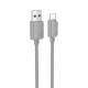 Кабель Hoco X113 Beneficio USB-A – Type-C (1 м · 15W · 3A) (Gray)
