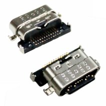 Роз'єм зарядки для Motorola XT1929 Moto Z3 Play 12 pin (4 кріплень) (контакти посередині) (Type-C)