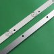 Пряма підсвітка для телевізора Erisson 43″ E43F2000 (3 планки по 824/854 мм, 8/9 LED, лінза 15,5 мм, 6 В)