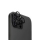 Захисне скло камери +NEU Chatel Metal Frame для Apple iPhone 16 Pro Max (Black)