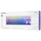 Клавіатура бездротова Proove Gaming Rampage (Ukraine Layout) (White/Purple)