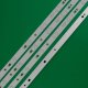 Прямая подсветка для телевизора Changhong 40″ LSC400HN02 (4 планки по 810 мм, 12 LED, линза 15,5 мм, 3 В)