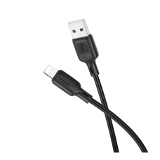 Кабель Borofone BX113 USB-A – Lightning (2 м · 12W · 2.4A) (Black)