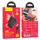 Сетевое зарядное устройство Hoco N38 USB-A+USB-C (20W · 3A) с кабелем Type-C – Lightning (Black)
