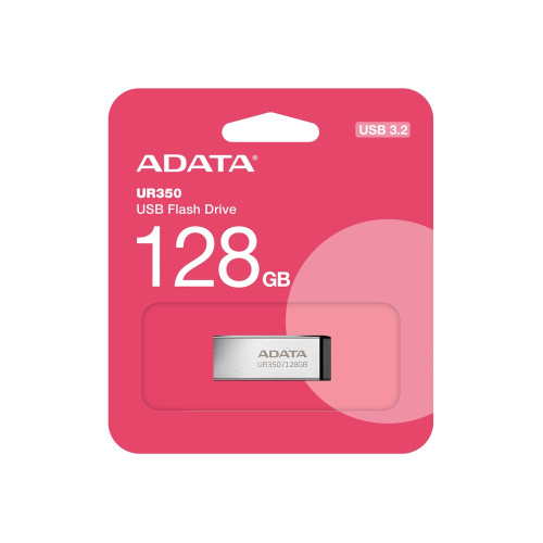 Флешка ADATA UR 350 128GB USB 3.2 (Black/Silver)