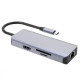 USB-хаб Proove Iron Link 6в1 (2xUSB 3.0 · SD · RJ45 · HDMI) (Silver)
