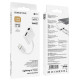 Переходник Borofone BV12 Lightning – Lightning + 3.5 мм (White)