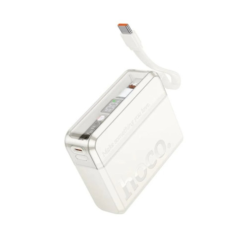 Повербанк Hoco Q38 20W с кабелем C-L (10000 mAh) (White)