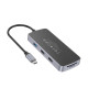 USB-хаб Hoco HB33 10в1 Type-C (0.13 м) (Gray)