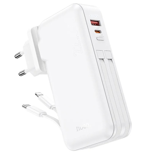 Повербанк Hoco J126 Travel PD20W+22.5W (10000 mAh) (White)