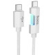 Кабель Hoco U123 Type-C – Type-C (1.2 м · 60W · 3A) (Gray)