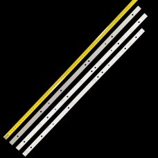 Прямая подсветка для телевизора Akai 39″ E39F2000 (3 планки по 684/730 мм, 6/7 LED, линза 15,5 мм, 6 В)