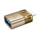 Переходник Hoco UA36 Lightning – USB-A (Gold)