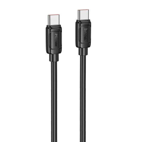 Кабель Hoco X115 Surpass Type-C – Type-C (1 м · 240W · 5A) (Black)