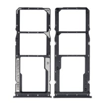 Держатель SIM-карты и карты памяти для Poco M3 (2×SIM, карта памяти) (Black)