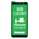 Защитная пленка Ceramic для Xiaomi Redmi 6a (Full Glue) (Black)