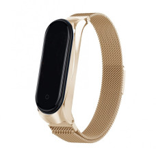 Ремінець для Xiaomi Mi Band 3/4 Milanese Loop (Gold)