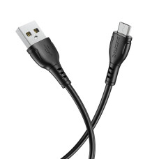 Кабель Borofone BX51 USB-A – Micro-USB (1 м · 12W · 2.4A) (Black)