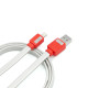Кабель іЗі MD-12 USB-A – Lightning (2 м · 2.4A) (White)