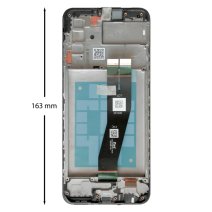 Дисплей для Samsung A025 Galaxy A02s (2021) (163 x 72,5 мм) с тачскрином в рамке (Black) (Original)