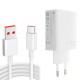 Сетевое зарядное устройство Xiaomi USB-A (33W · 3A) с кабелем USB-A – Type-C (OEM) (White)