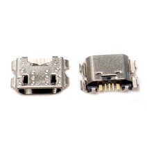 Разъем зарядки для Xiaomi Redmi 7a 5 pin (6 креплений) (контакты посередине) (Micro USB) без шлейфа (Original PRC)