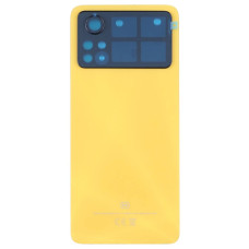 Задняя крышка для Xiaomi Poco X4 Pro (5G) (Yellow) (Orignal PRC)